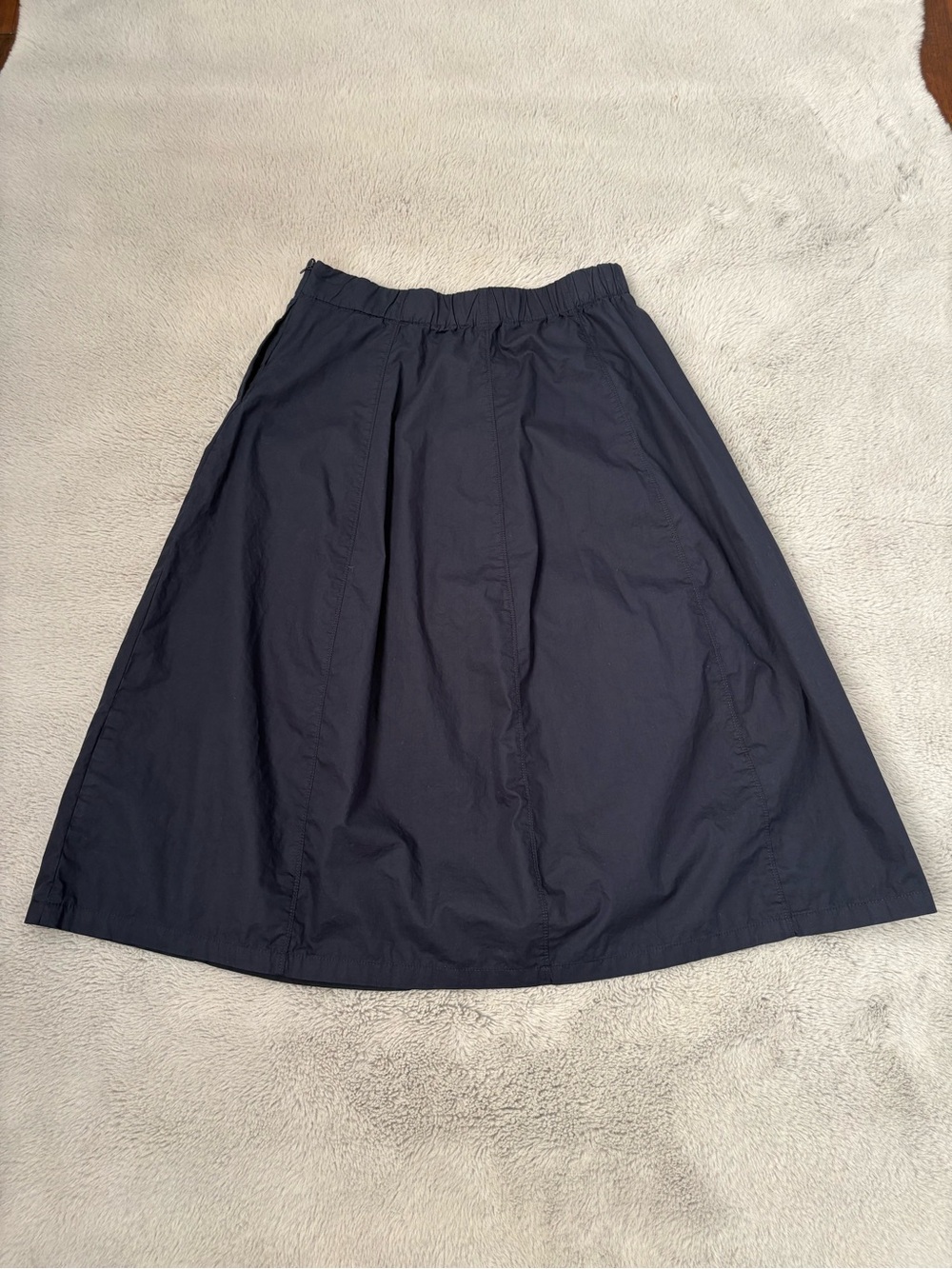 Classic Navy A-Line Skirt